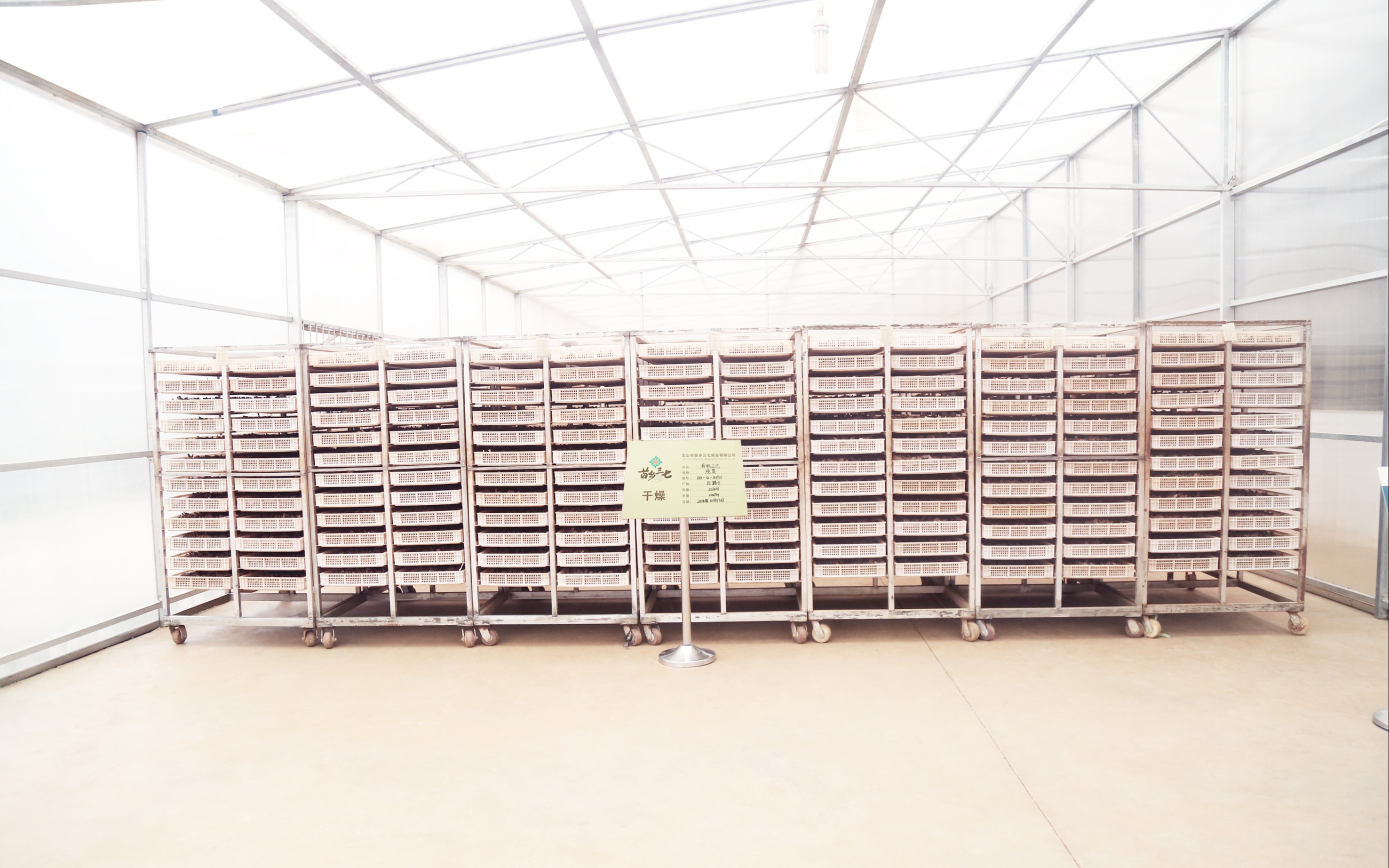 太陽能大棚干燥三七專利技術(shù)